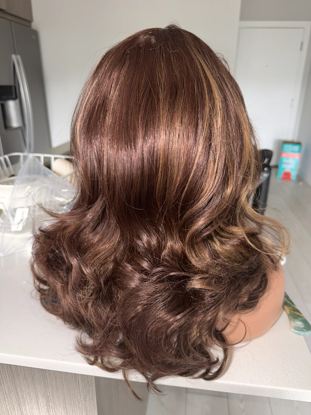 Brown Wig with Blonde Highlights - photo 2