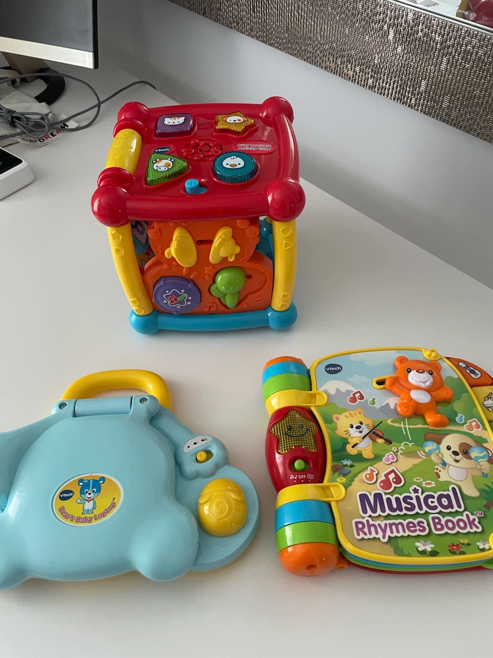 VTech Busy Learners Cube, Bear’s Baby Laptop, Musical Rhymes