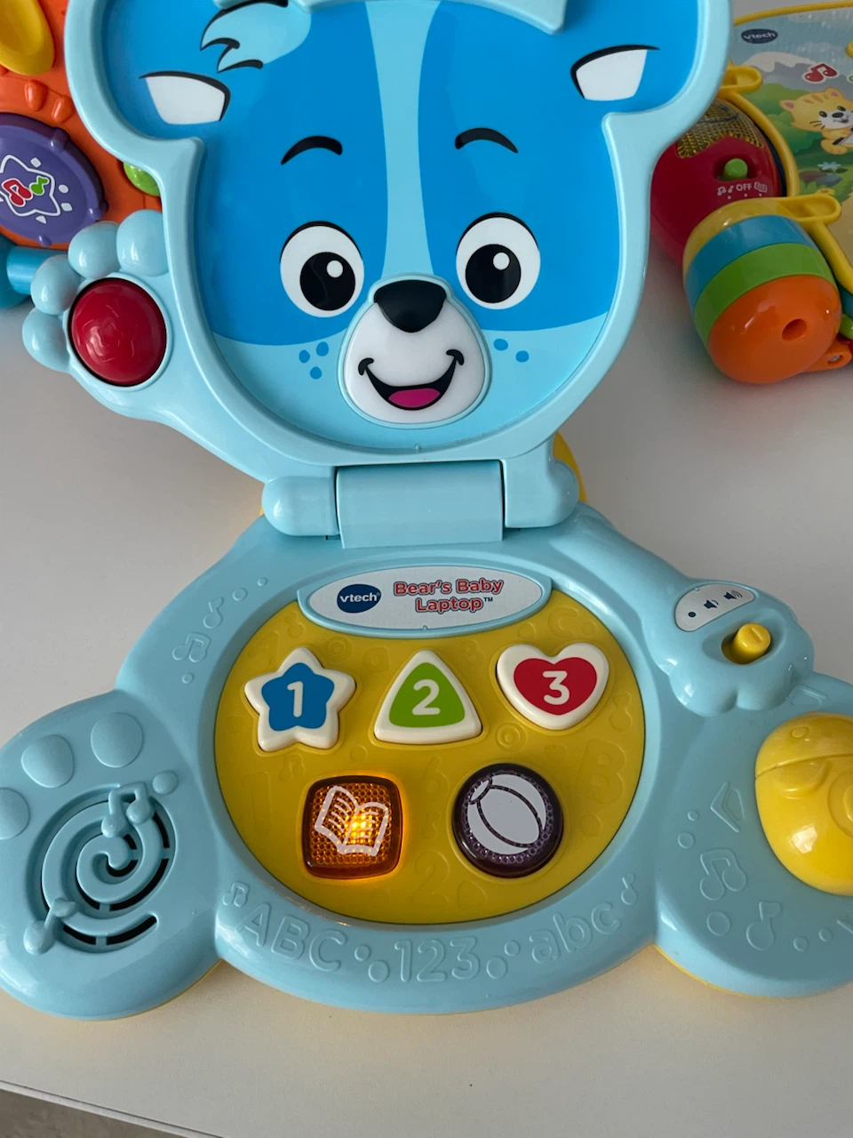 VTech Busy Learners Cube, Bear’s Baby Laptop, Musical Rhymes - photo 4