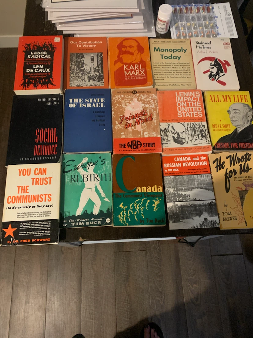 15 pcs left, Ukrainian, labor, socialist, communist political