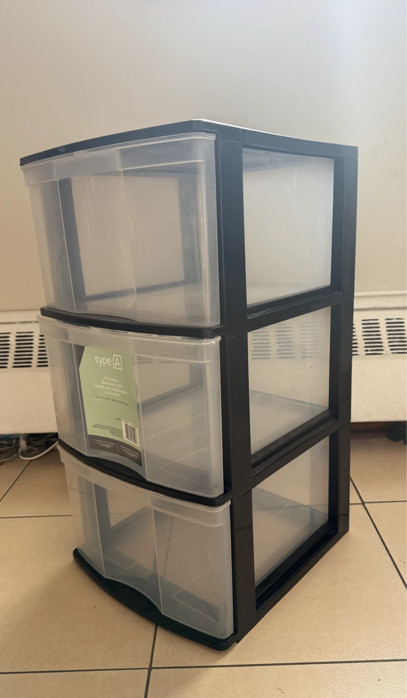 Type A 3-Drawer Storage Unit - photo 3