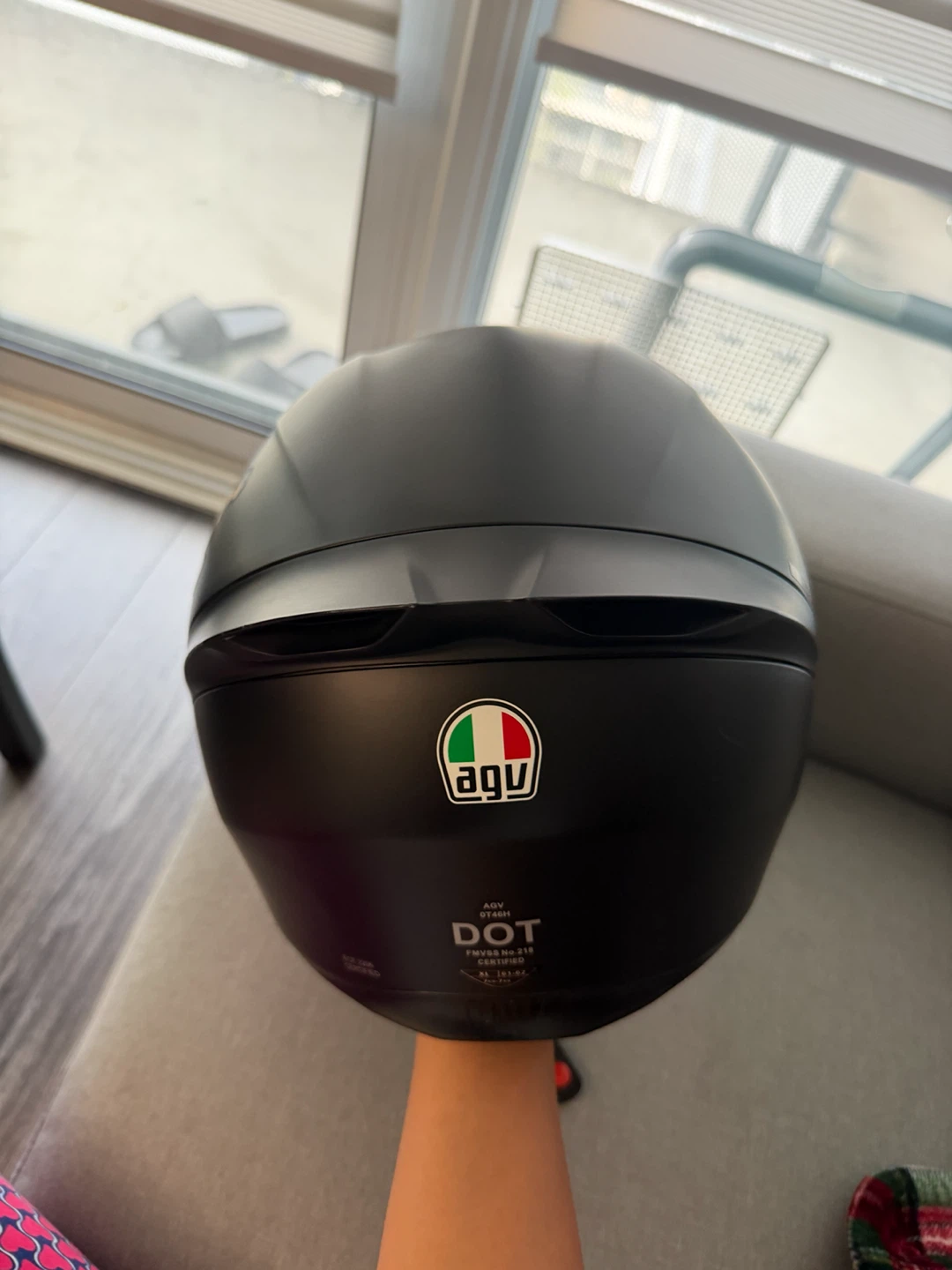 AGV Motorcycle Helmet with Cardo Bluetooth - photo 3