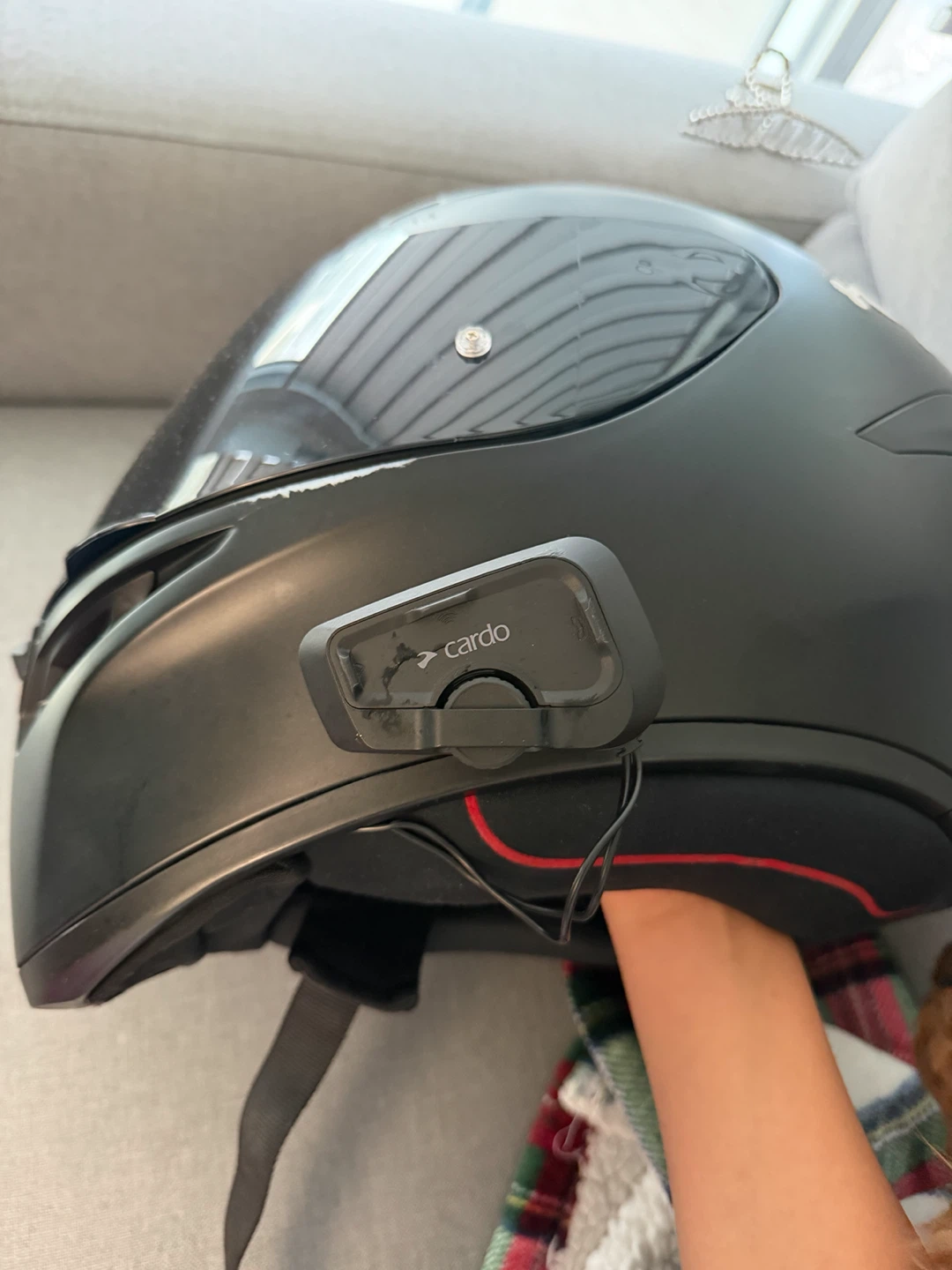 AGV Motorcycle Helmet with Cardo Bluetooth - photo 5
