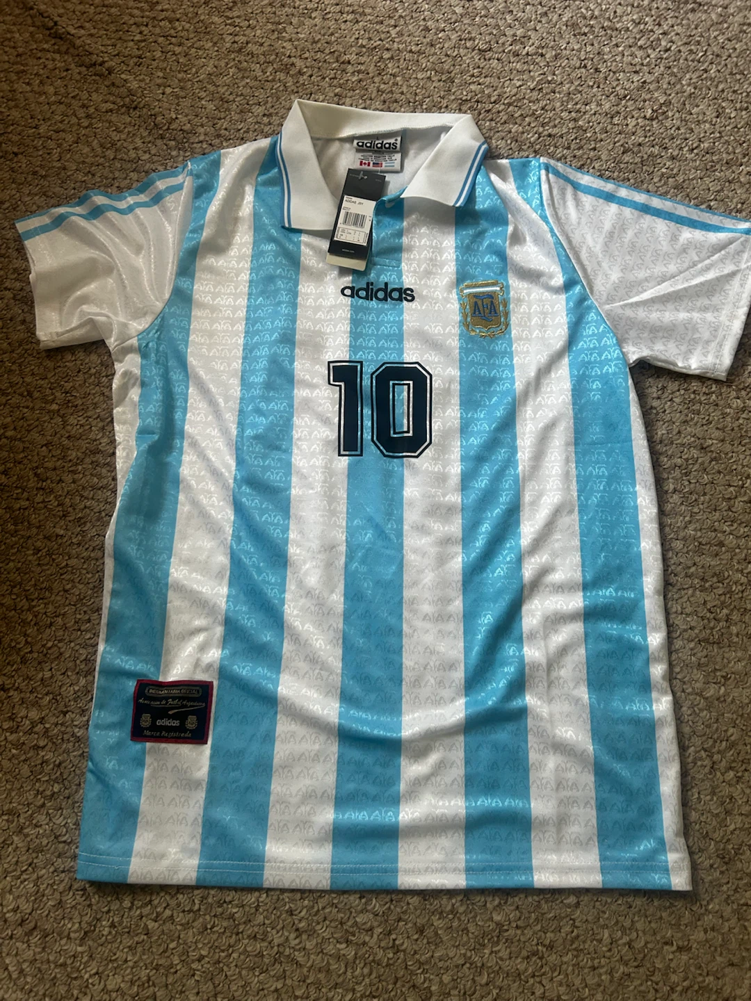 NWT Argentina Maradona Jersey Mens Large