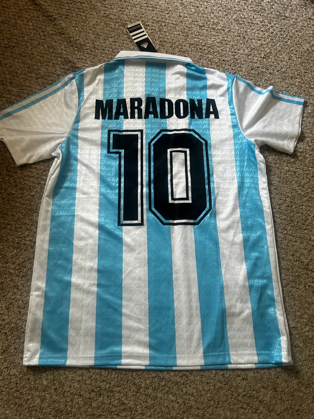 NWT Argentina Maradona Jersey Mens Large - photo 4