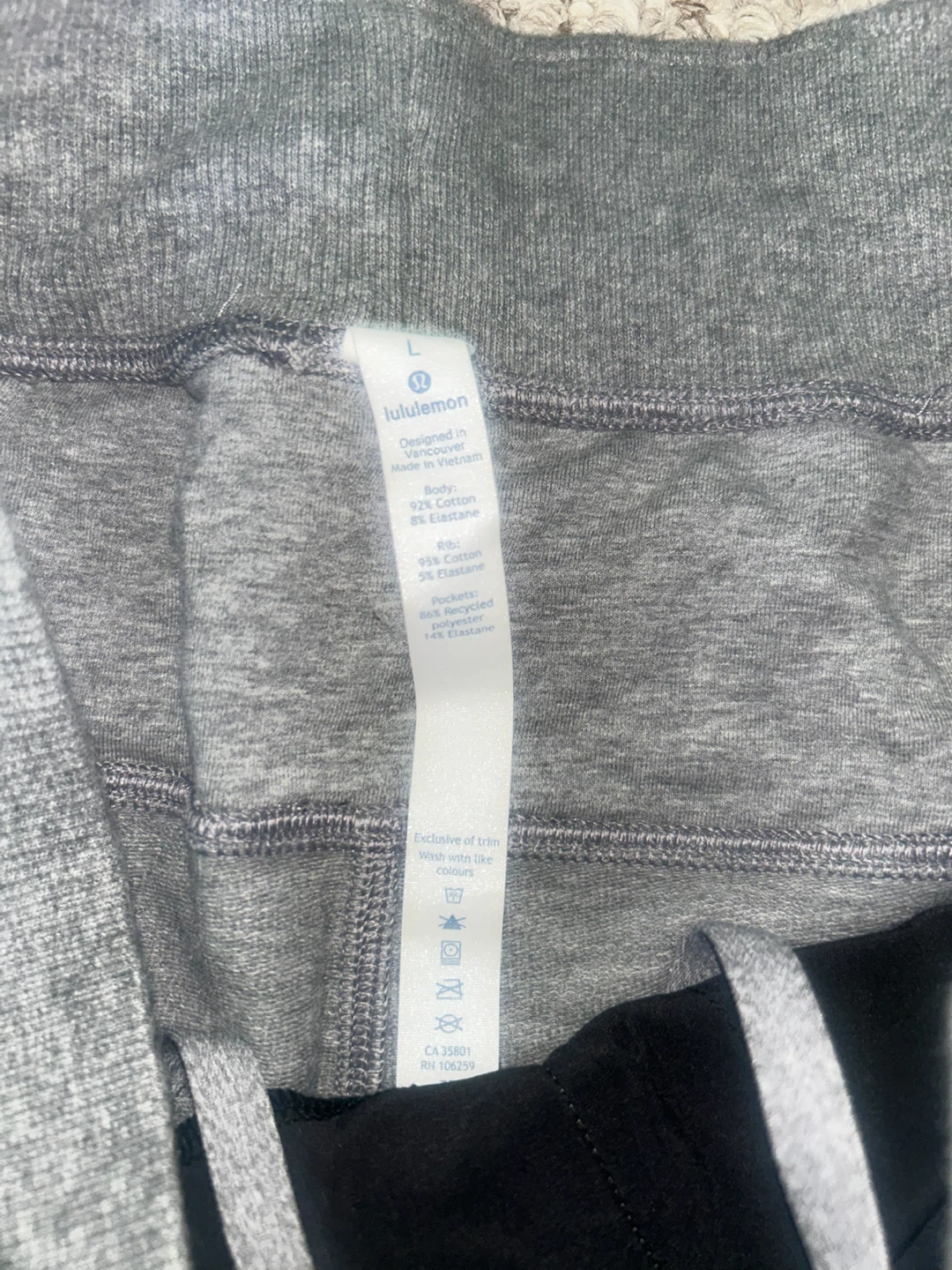 Lululemon Grey Sweatpants Mens Large - photo 3