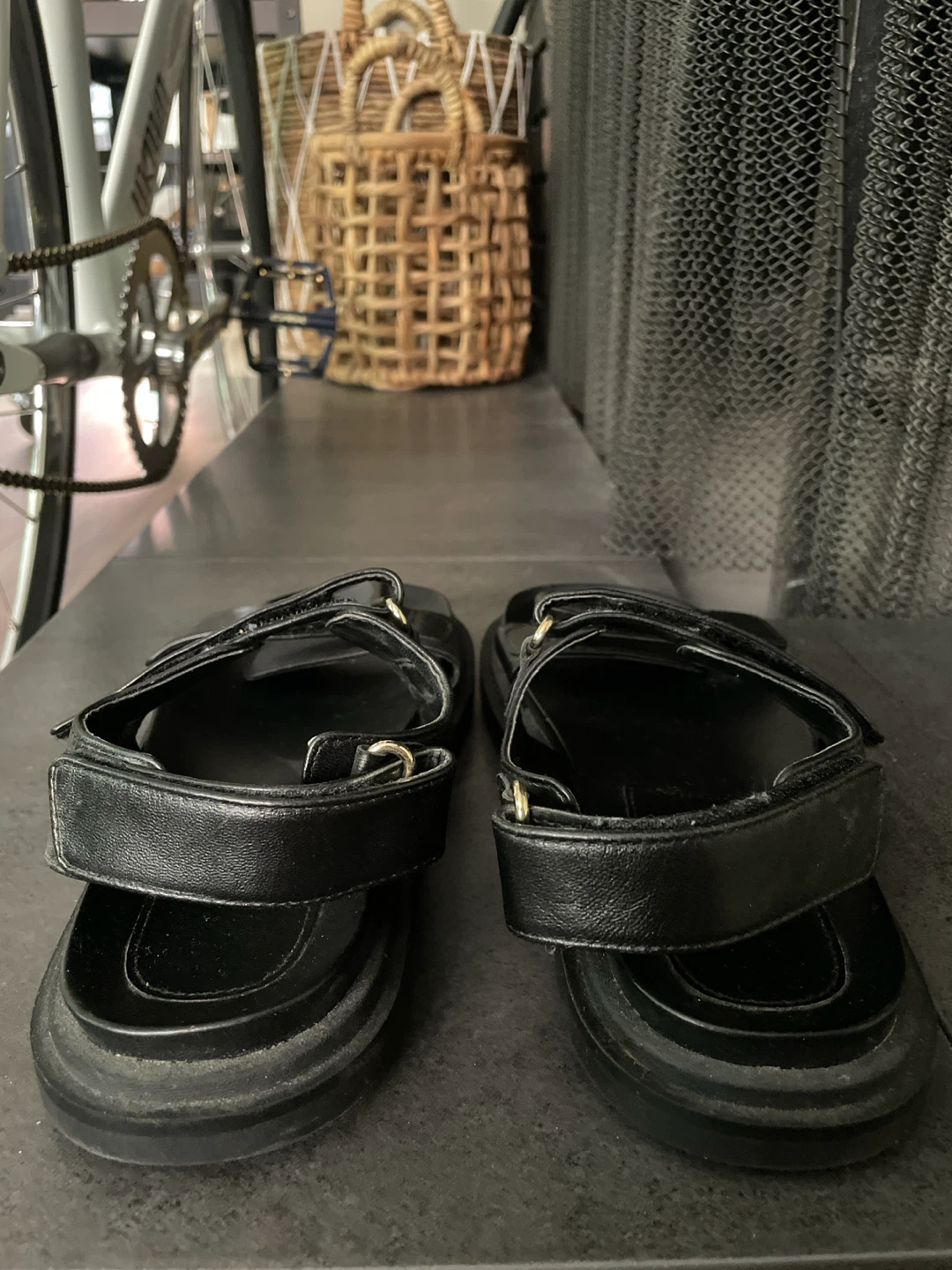 ZARA Leather Chunky Sandals - photo 4