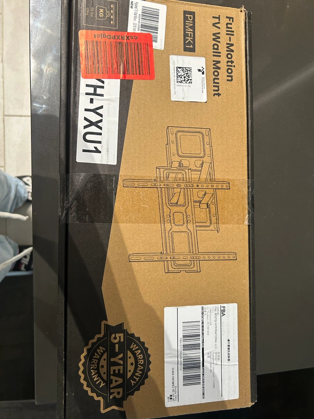Pipishell Full Motion TV Wall Mount - photo 2