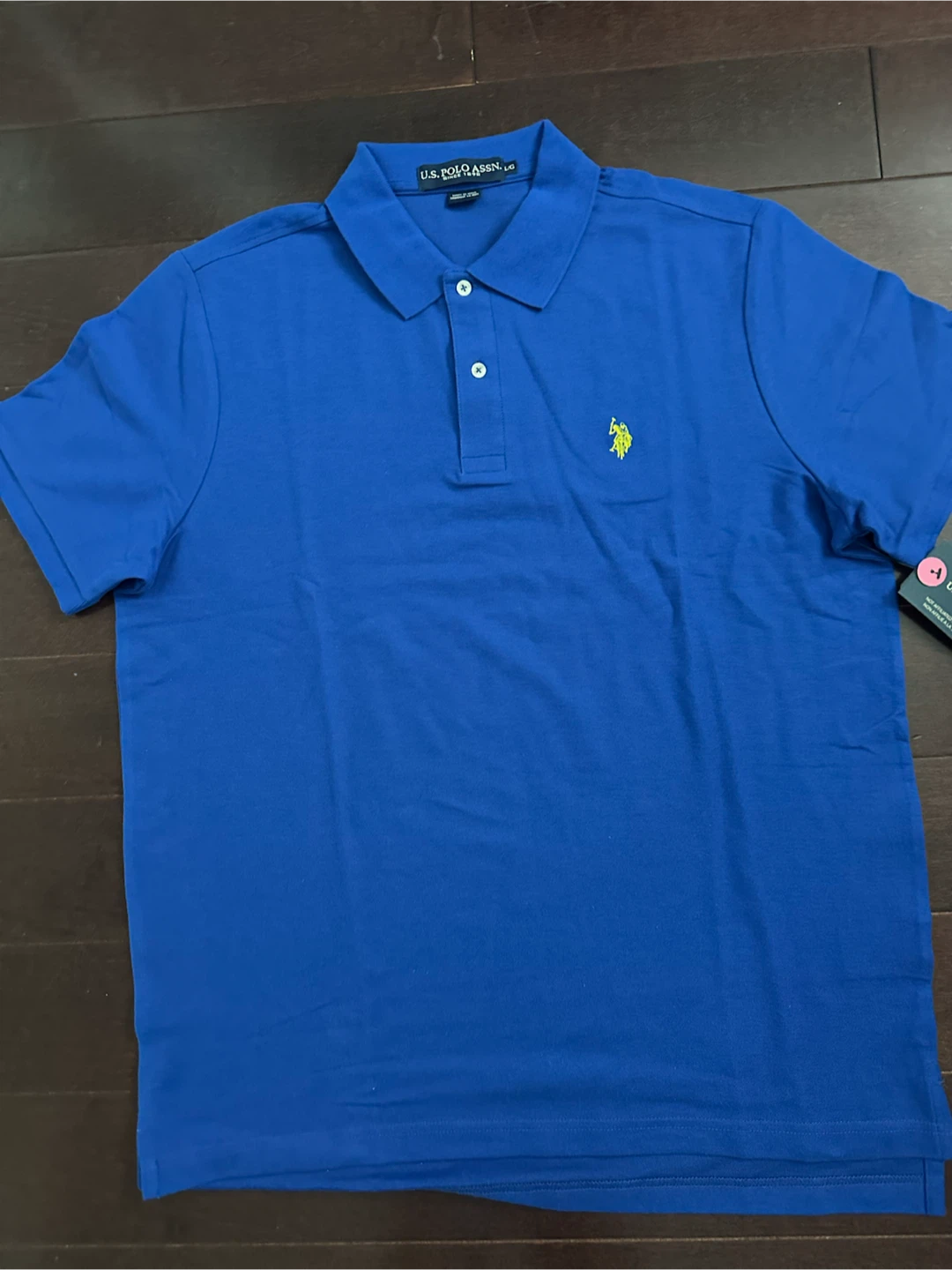 U.S. Polo Assn. Men's Blue Polo Shirt - Size L