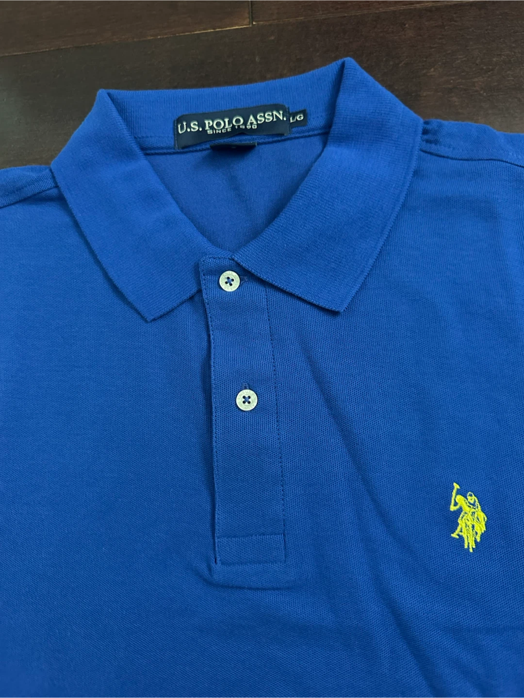 U.S. Polo Assn. Men's Blue Polo Shirt - Size L - photo 3