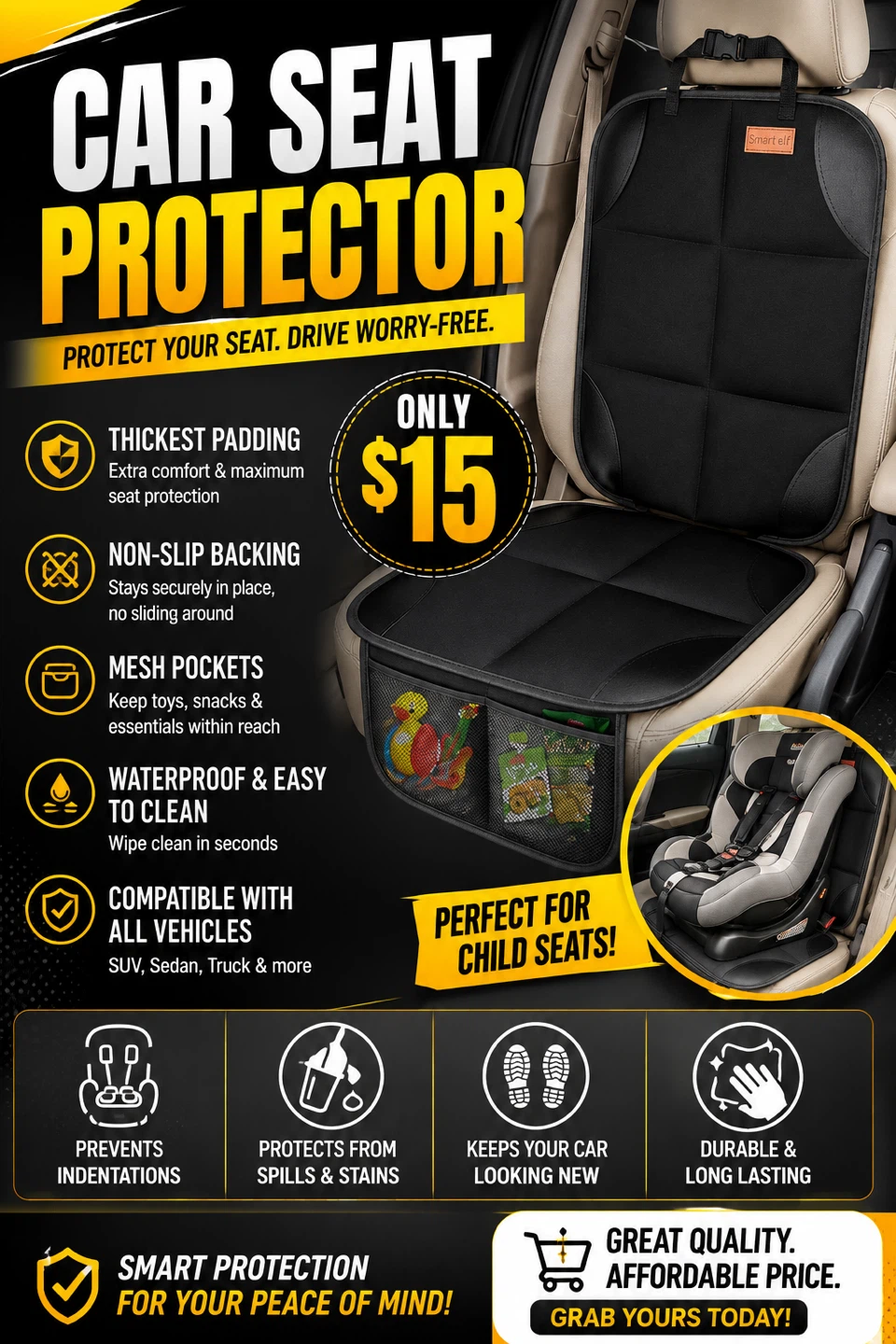 Smart Elf Car Seat Protector