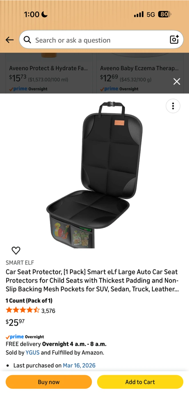 Smart Elf Car Seat Protector - photo 2