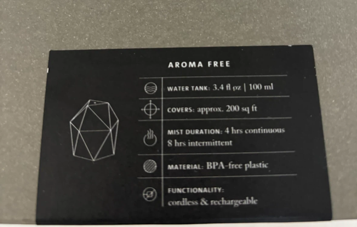 New Saje Aroma Free Cordless & Rechargeable Diffuser - photo 2