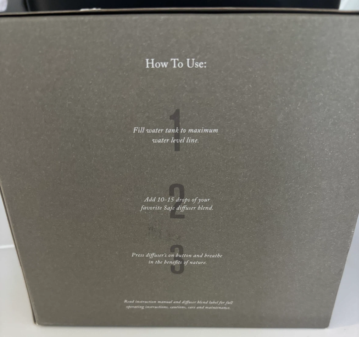 New Saje Aroma Free Cordless & Rechargeable Diffuser - photo 4