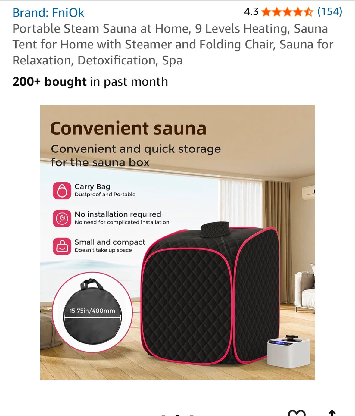 Portable steam sauna - photo 4