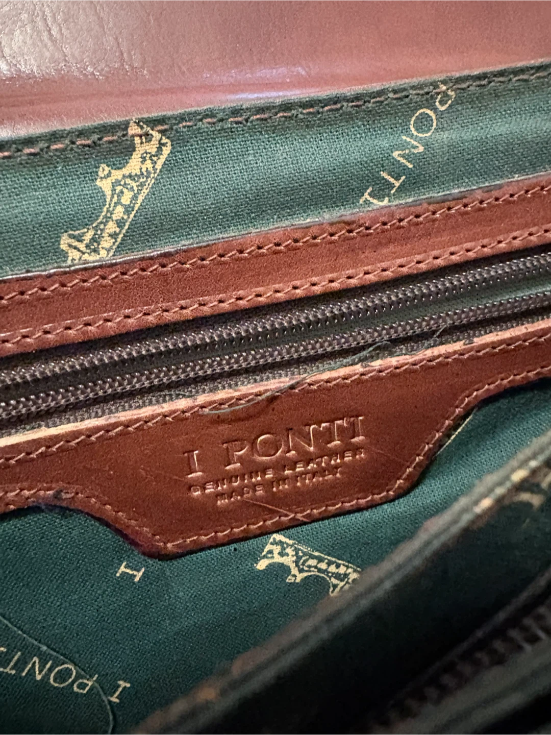 Vintage Italian Genuine Leather Satchel Bag - photo 3