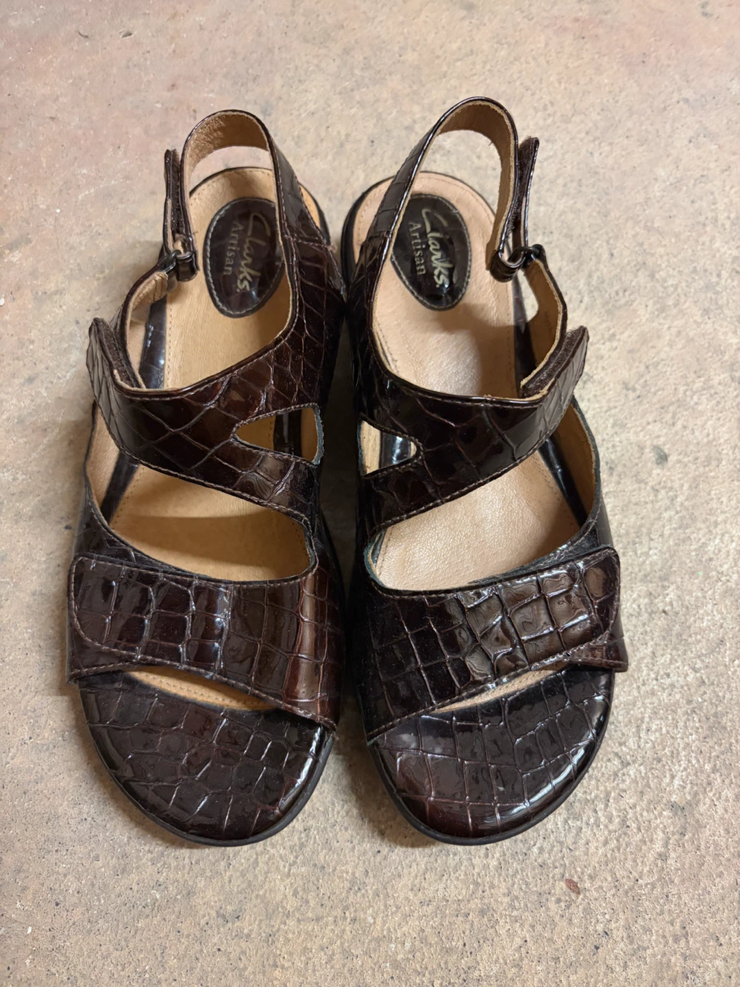 Clarks Artisan Brown Sandals