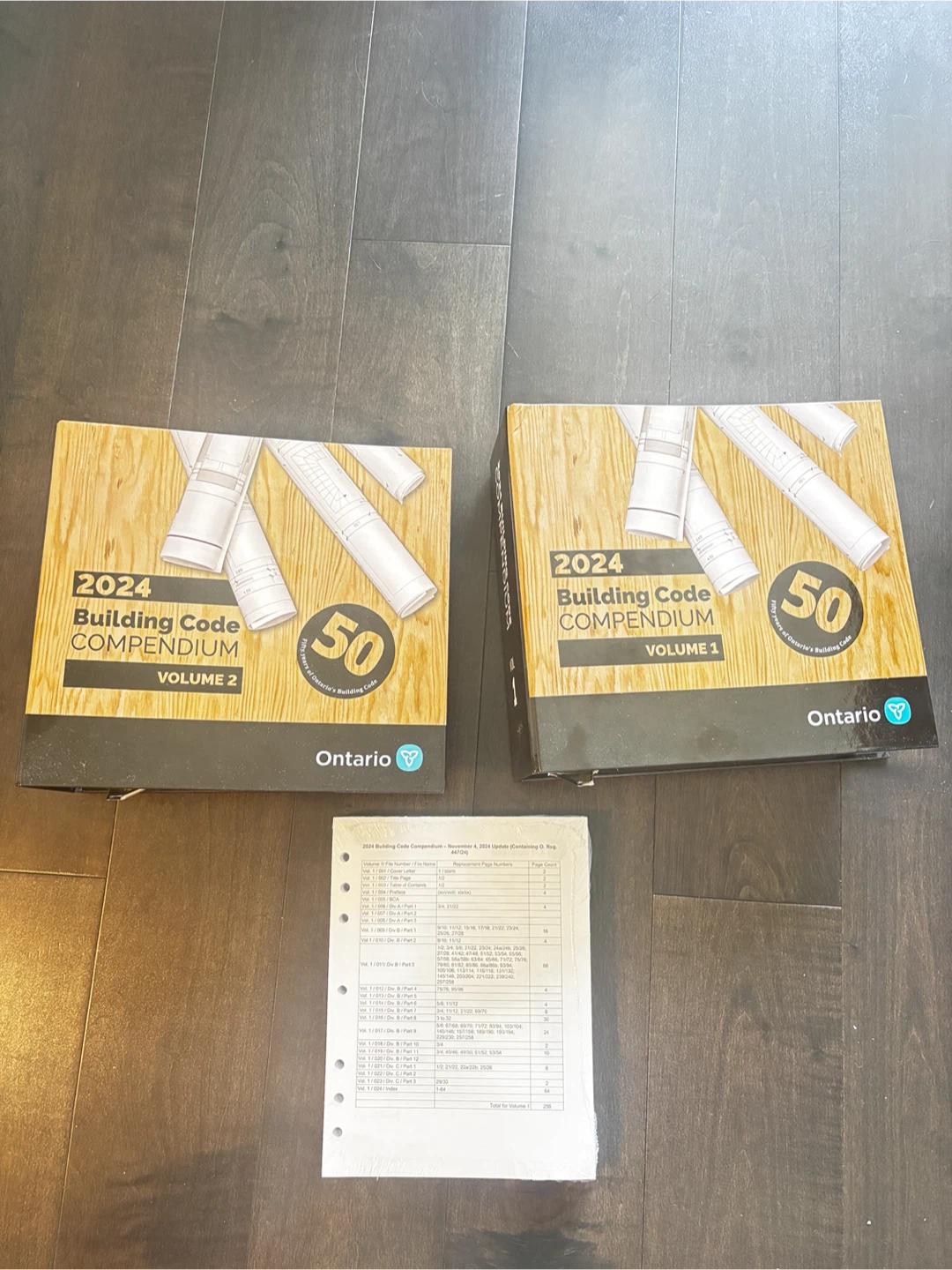 2024 Building Code Compendium Volumes 1 & 2 Ontario