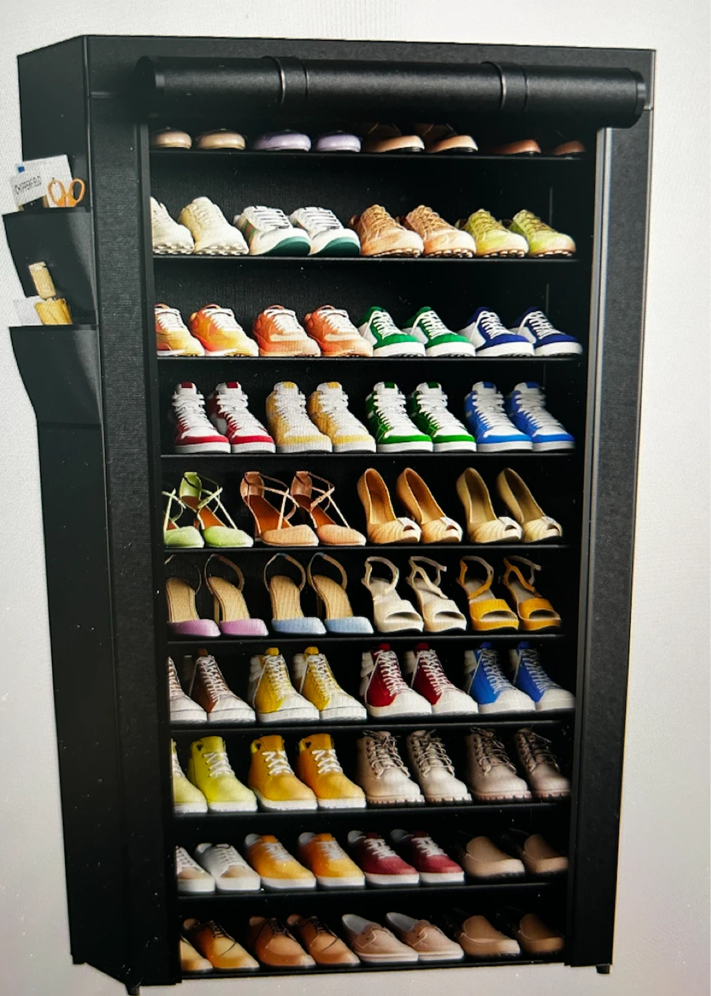 10-Tier Shoe Rack Organizer (As is) - photo 2