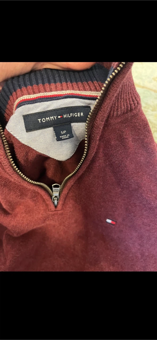 Tommy Hilfiger Quarter Zip Sweater Pullover Size S/P - photo 3