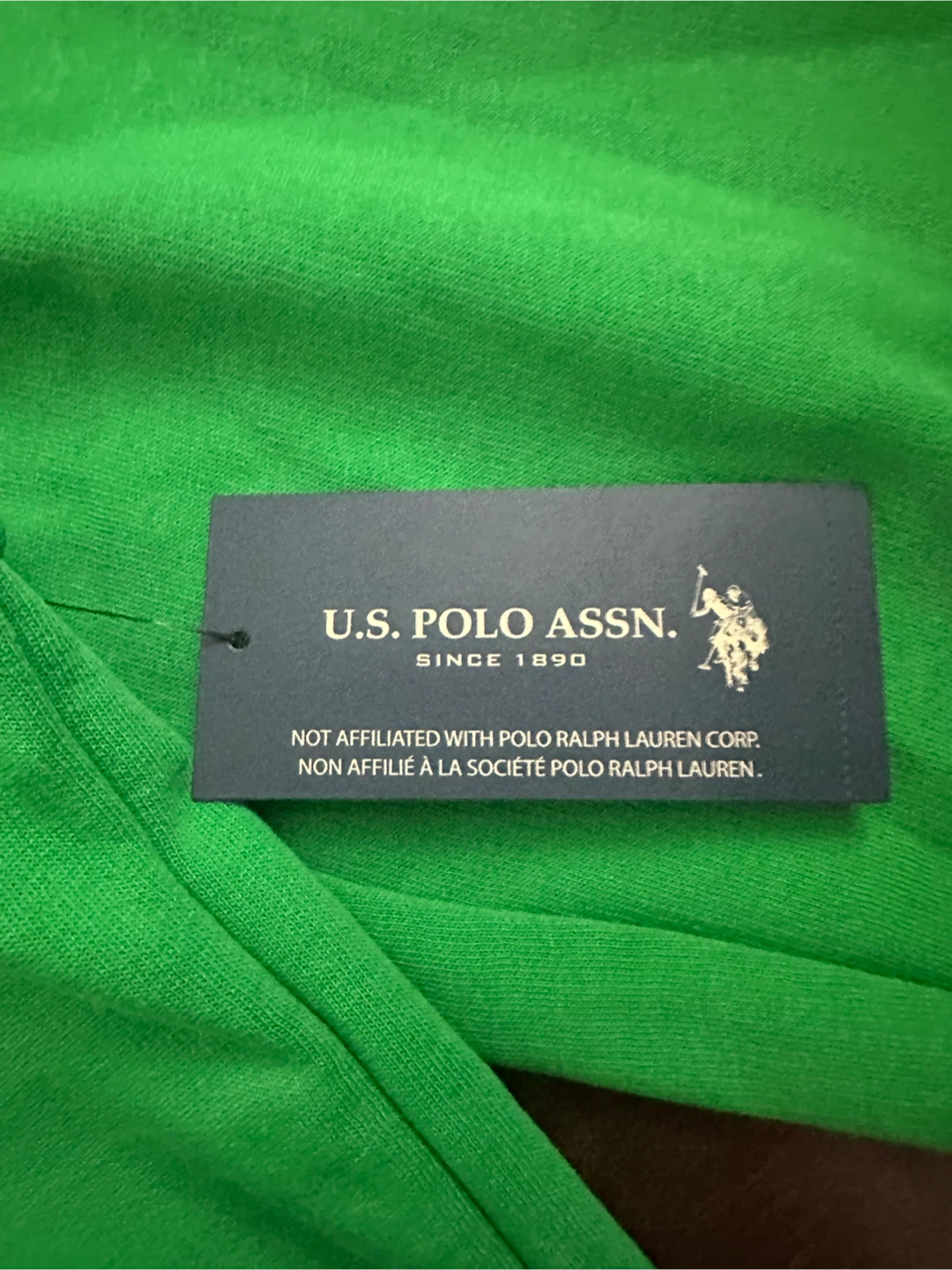 U.S. Polo Assn. Zip-Up Hoodie - Bright Green - XL - photo 3