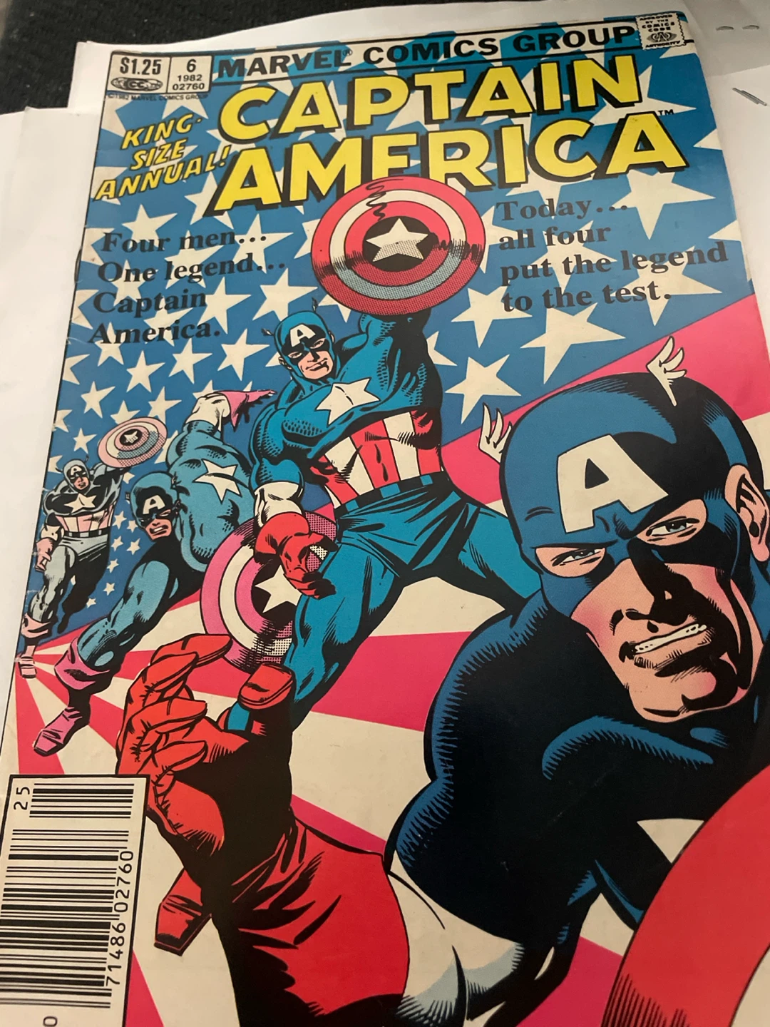 Captain America King Size Annual #6 Comic Book