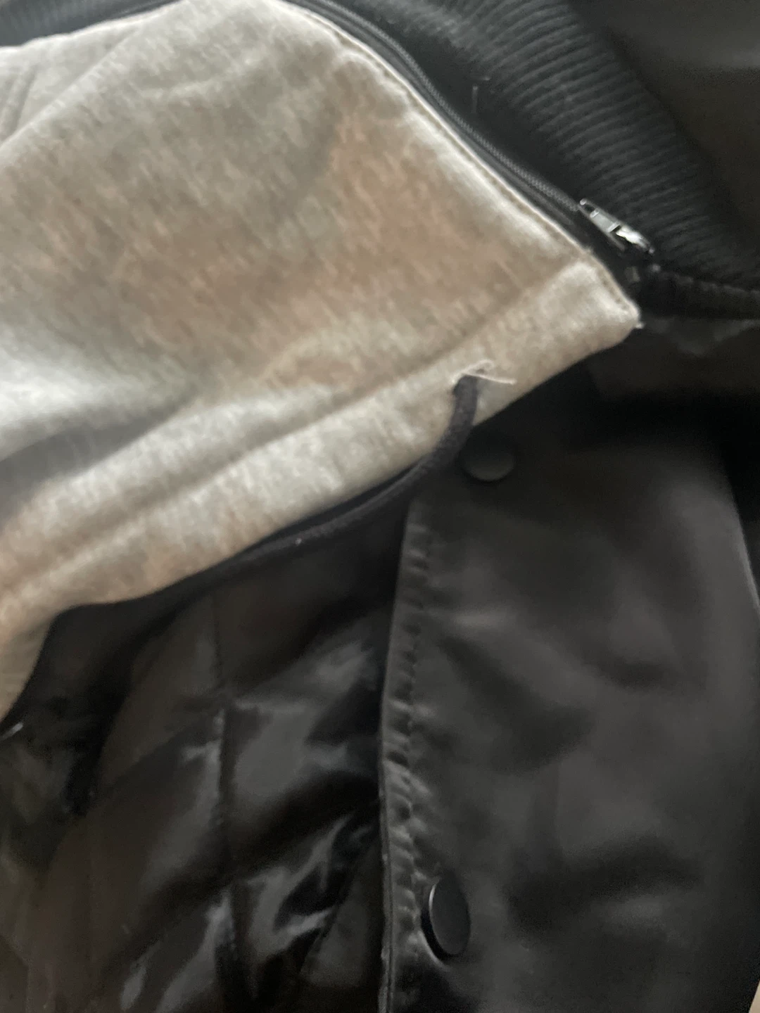 Varsity Jacket with Detachable Hood - photo 4