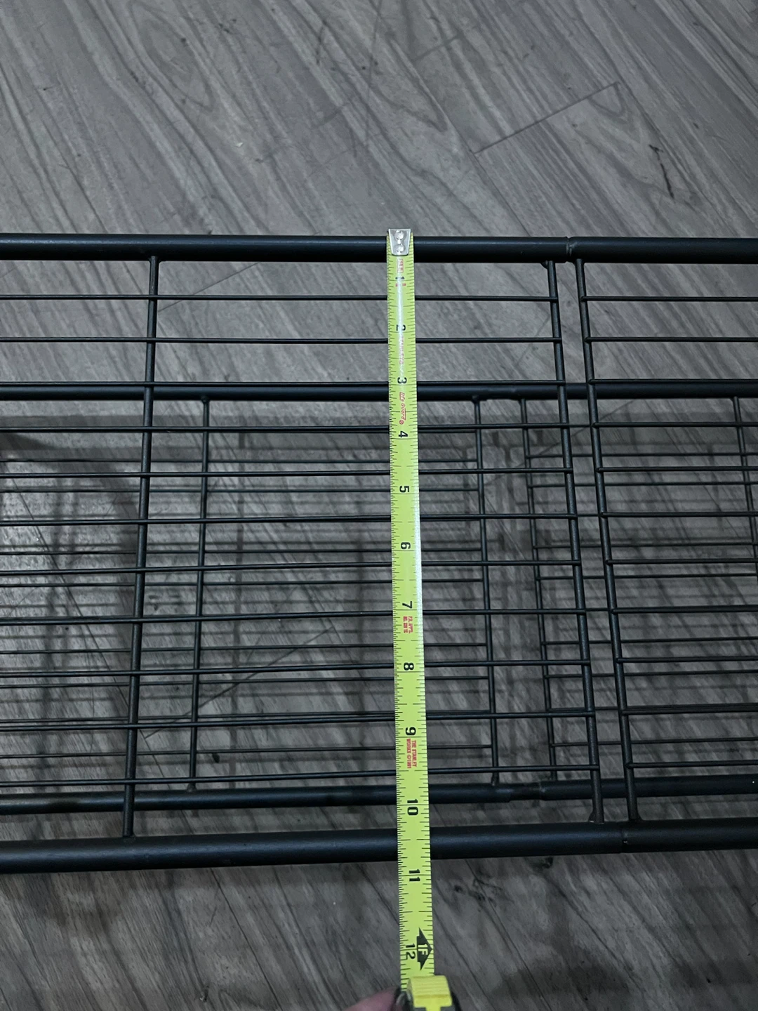 Black Metal 2-Tier Shoe Rack Shelf - photo 5