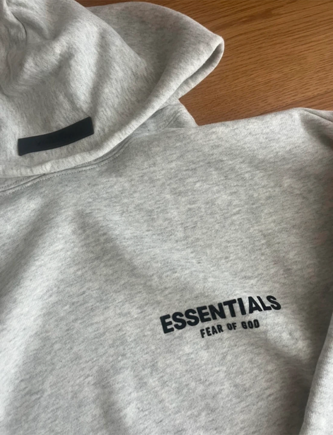Essentials Fear of God Hoodie - Light Grey - photo 3