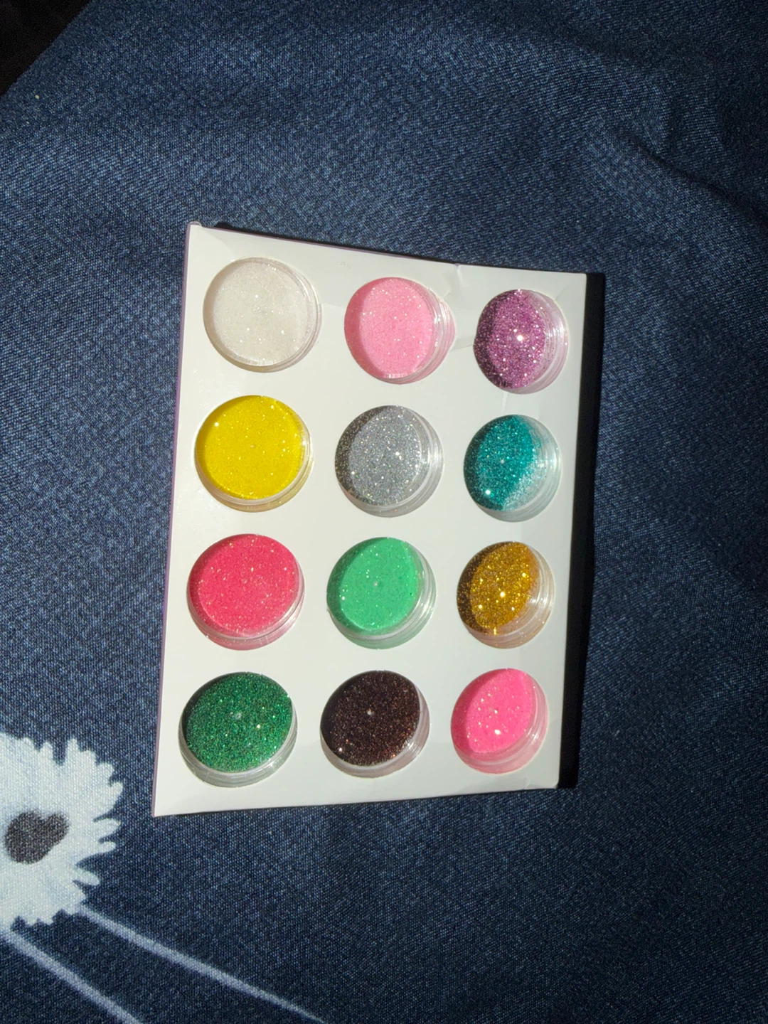 12 Colour Glitter Set