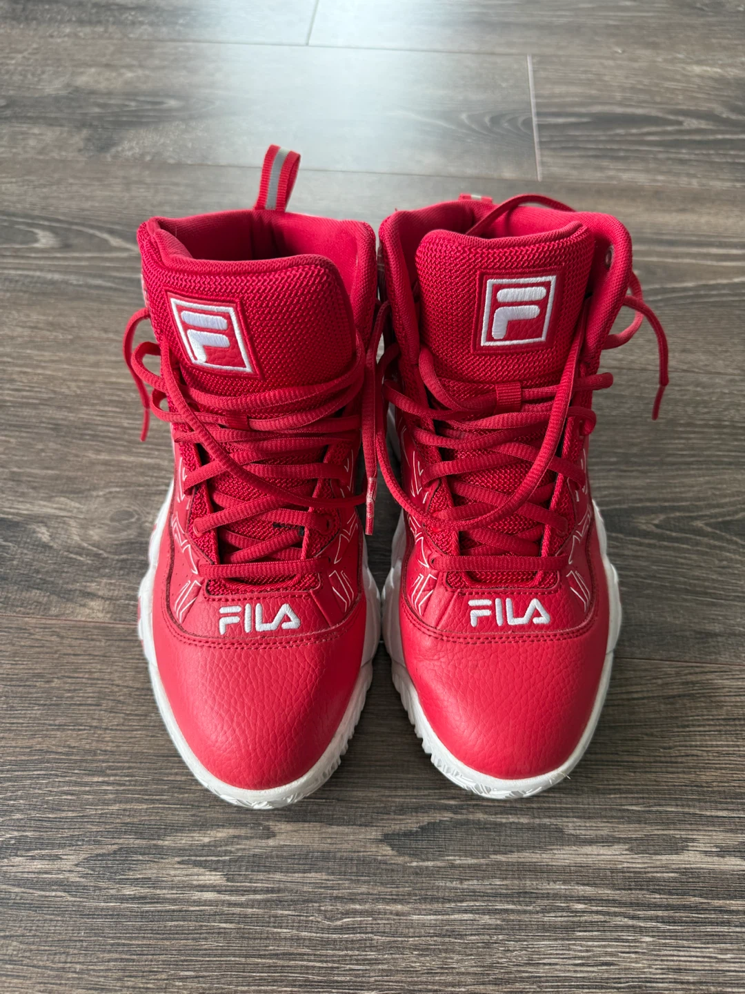 Red Fila High-Top Sneakers - photo 2