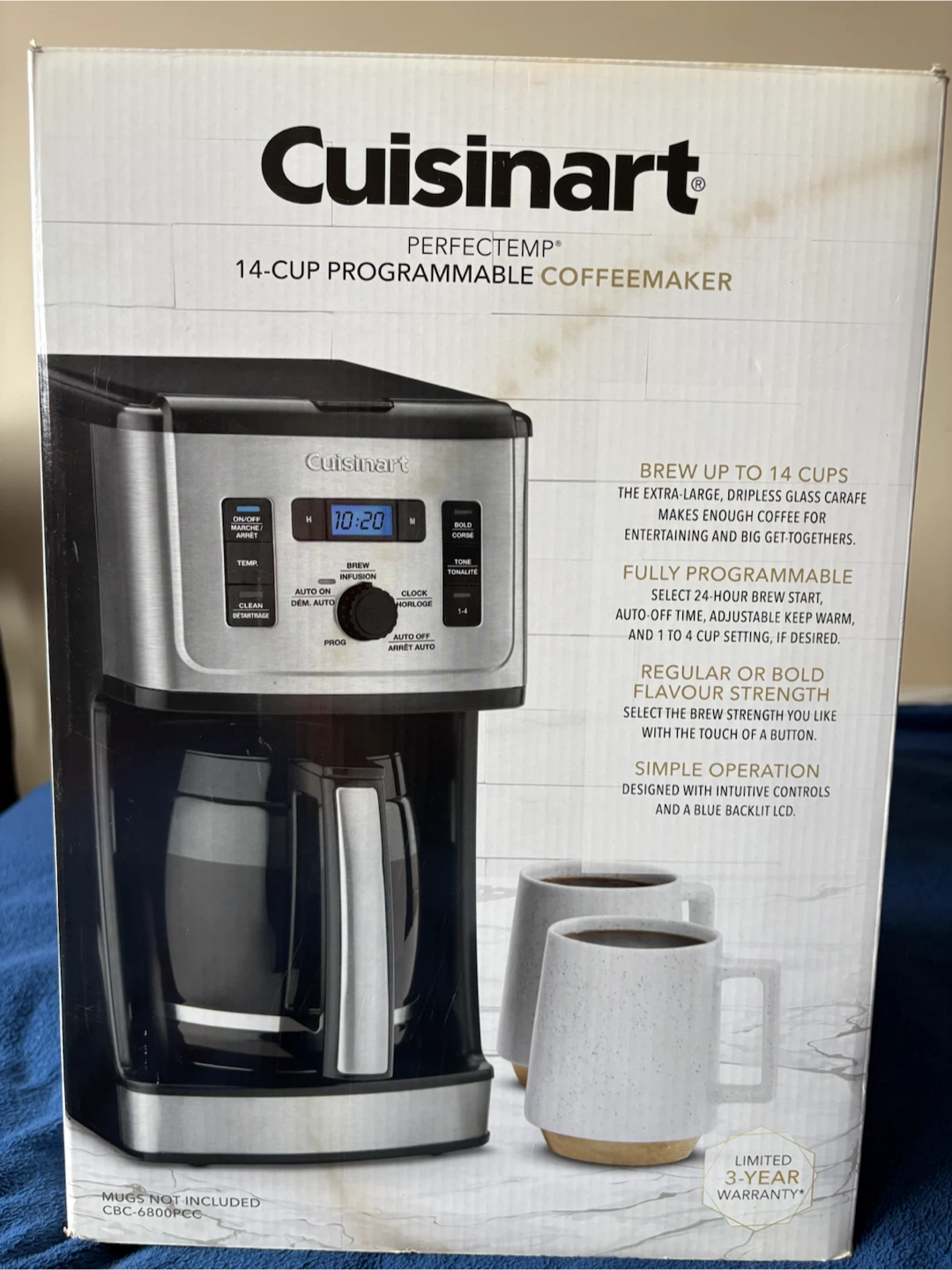 Cuisinart 14-cup Programmable Coffee Maker - $50 - photo 4