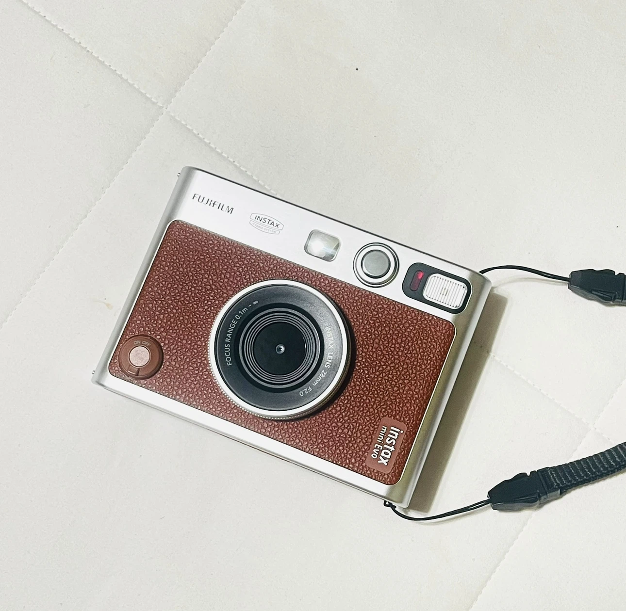 Fujifilm Instax Mini Evo Instant Camera - Brown