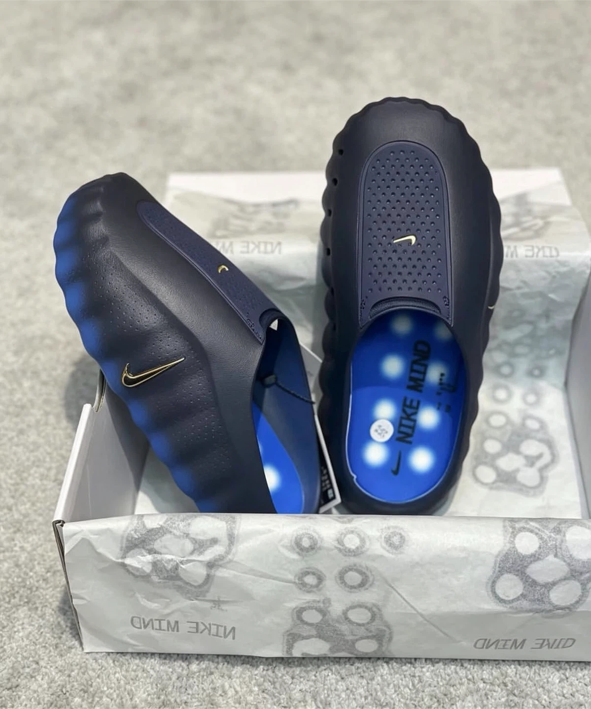 NIKE MIND 001 'BLACKENED BLUE' - Size 10