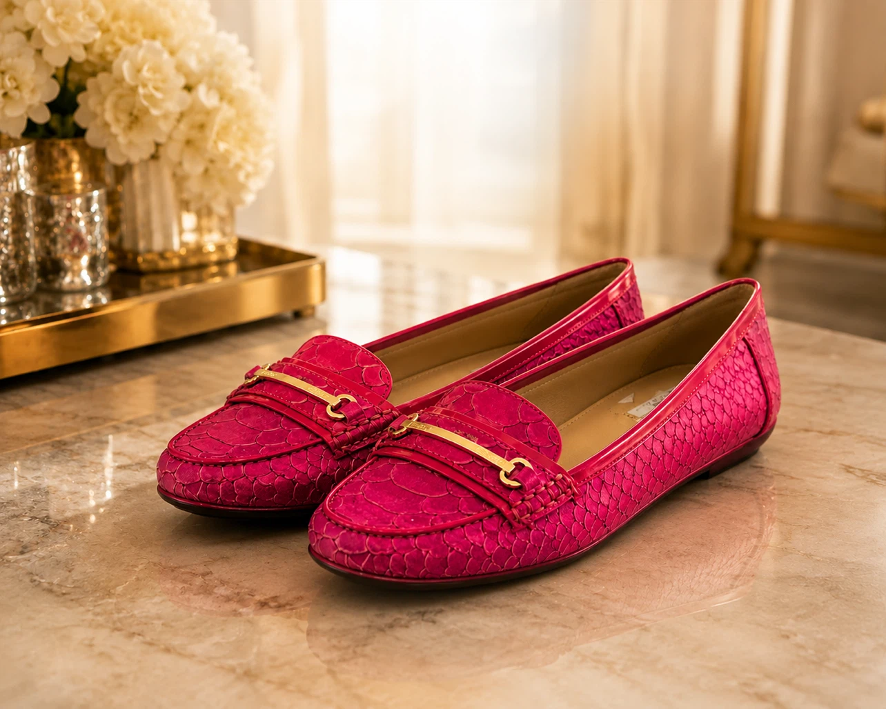 Geox Pink Loafers - photo 3