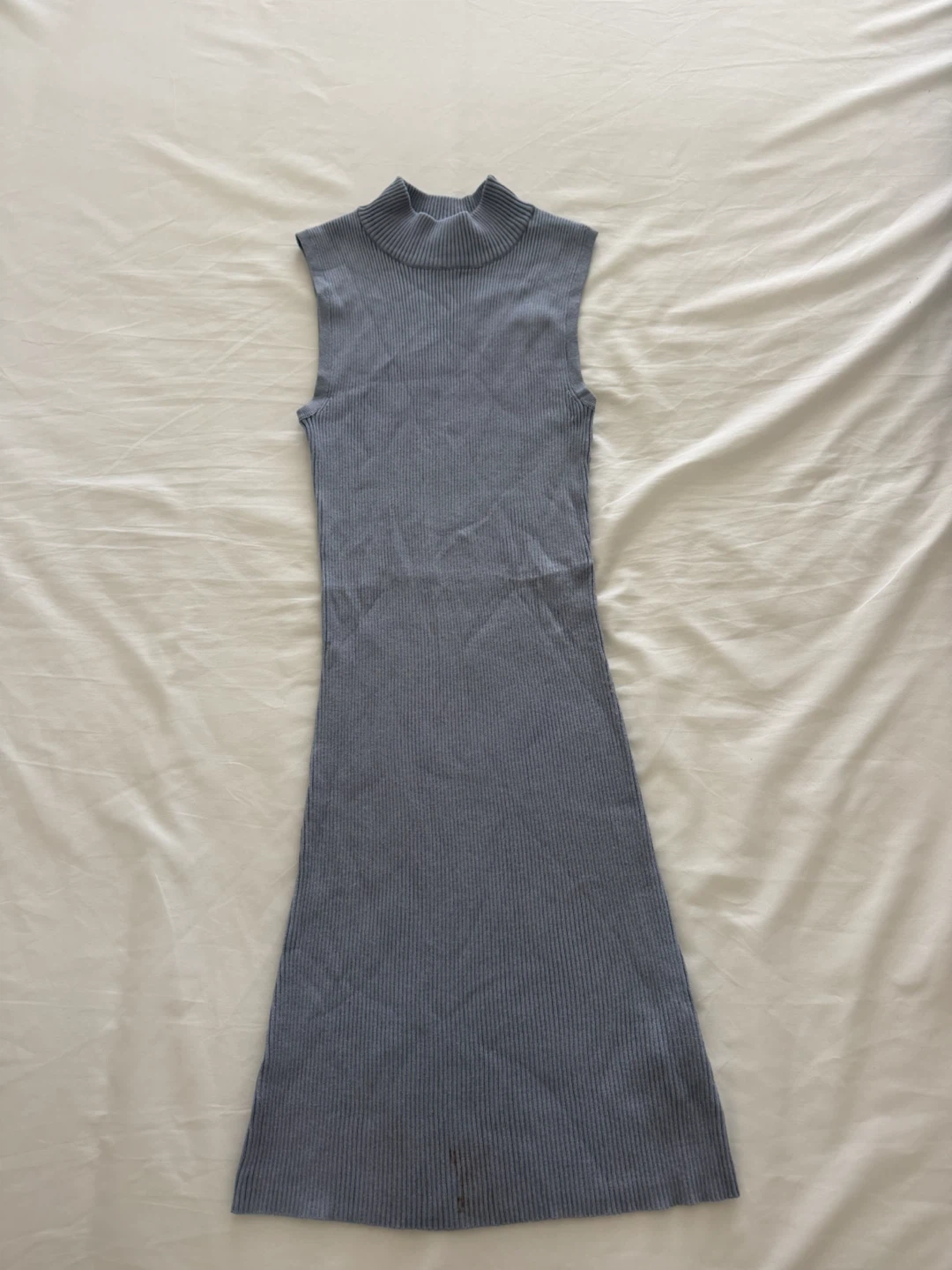 Forever 21 Sleeveless Mock Neck Ribbed Dress