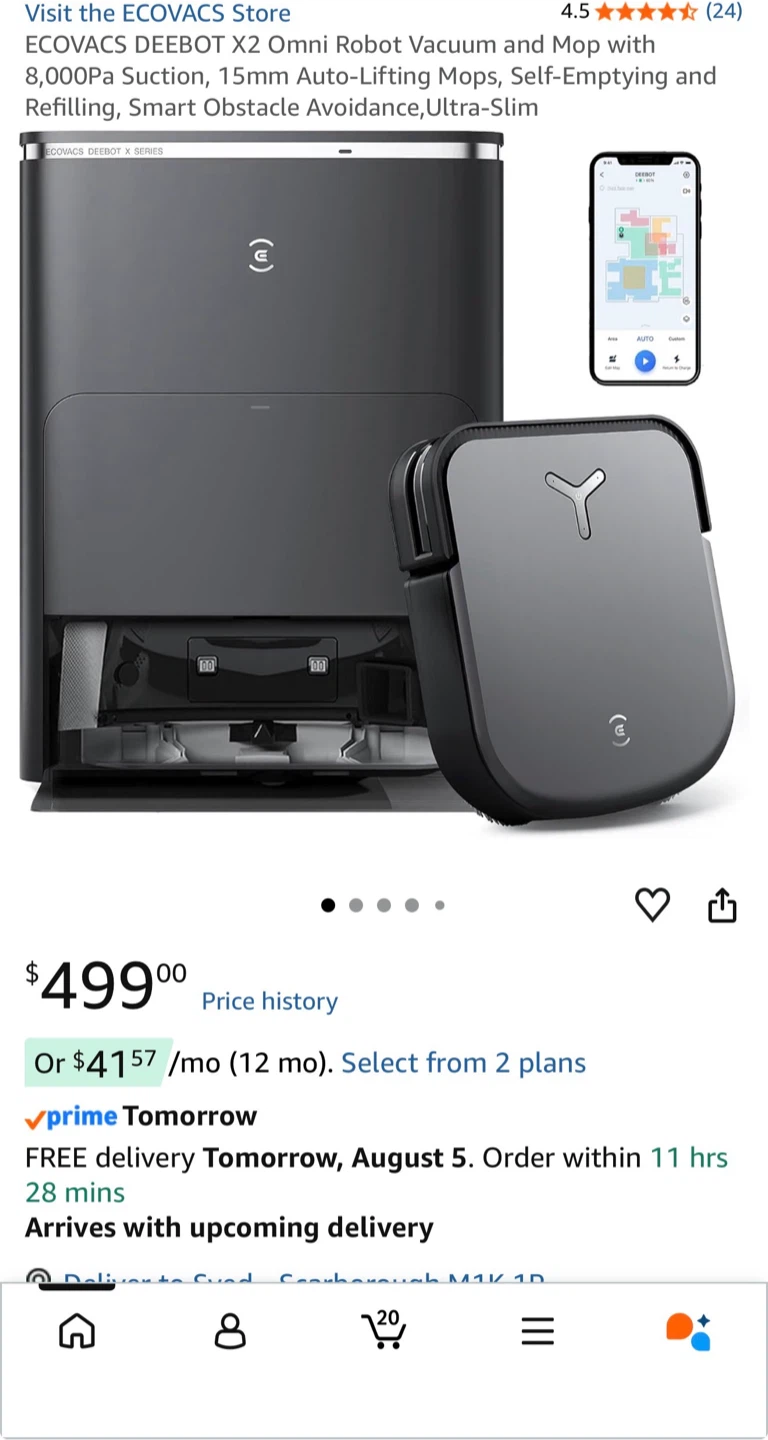 ECOVACS DEEBOT X2 Omni