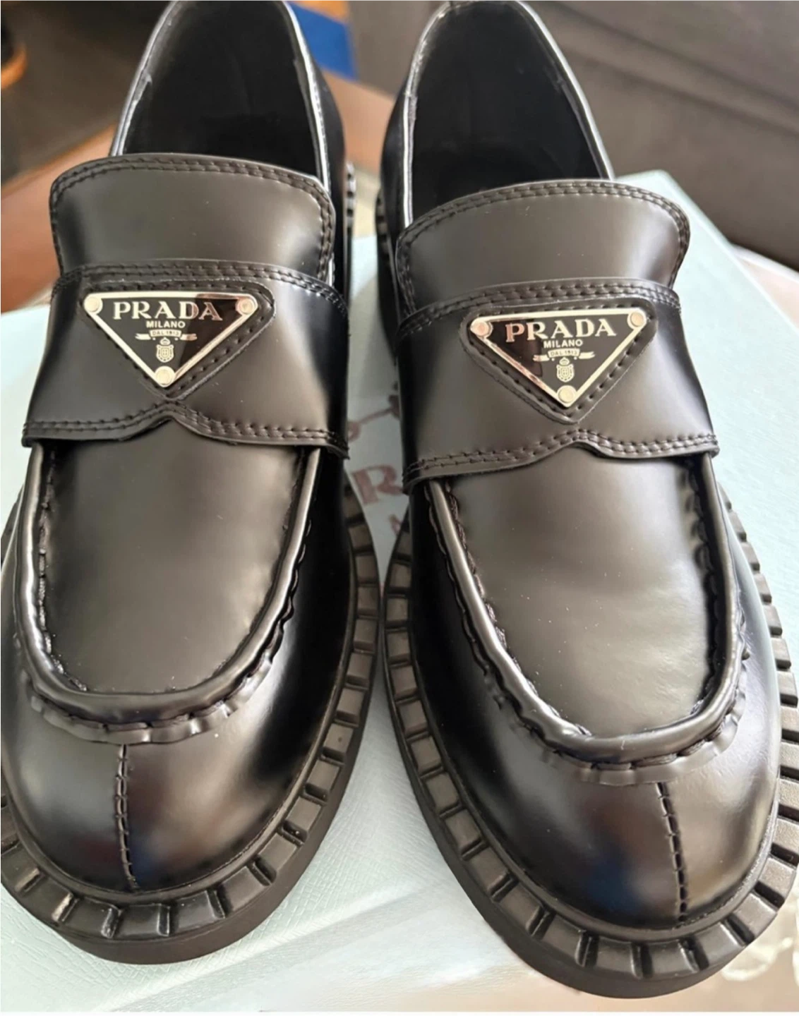 New women’s Loafers with Silver Logo - photo 2