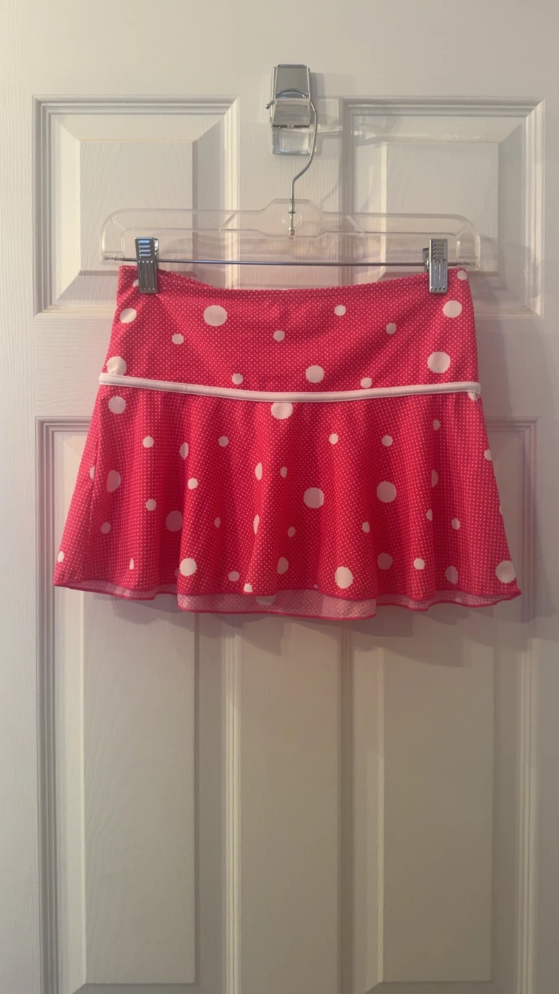 Old Navy Pink Polka Dot Skirt