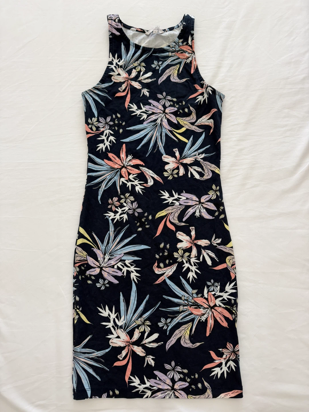 Clockhouse Floral Sleeveless Dress Size S