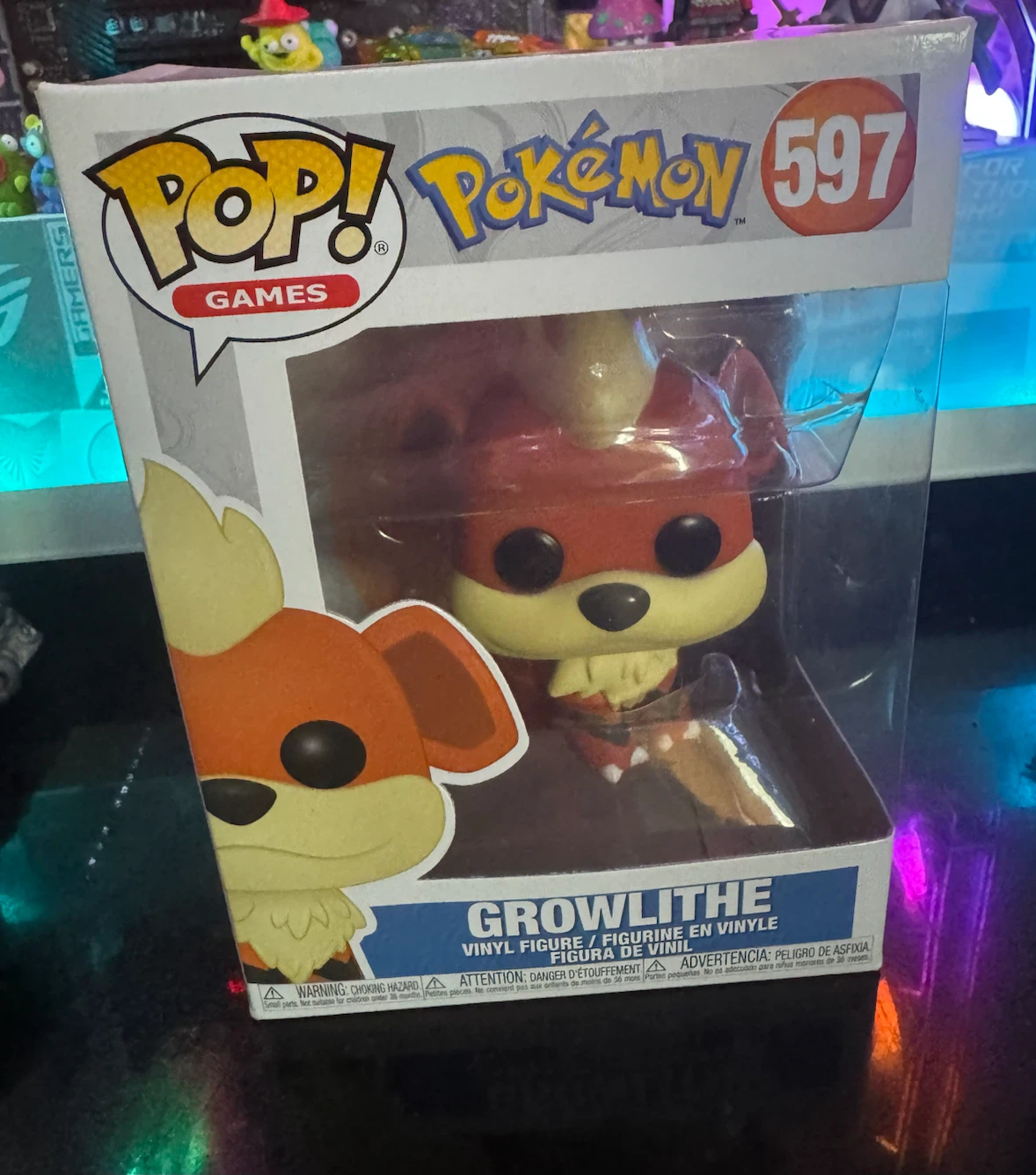 Funko Pop! Games: Pokémon – Growlithe (#597) – Open Box