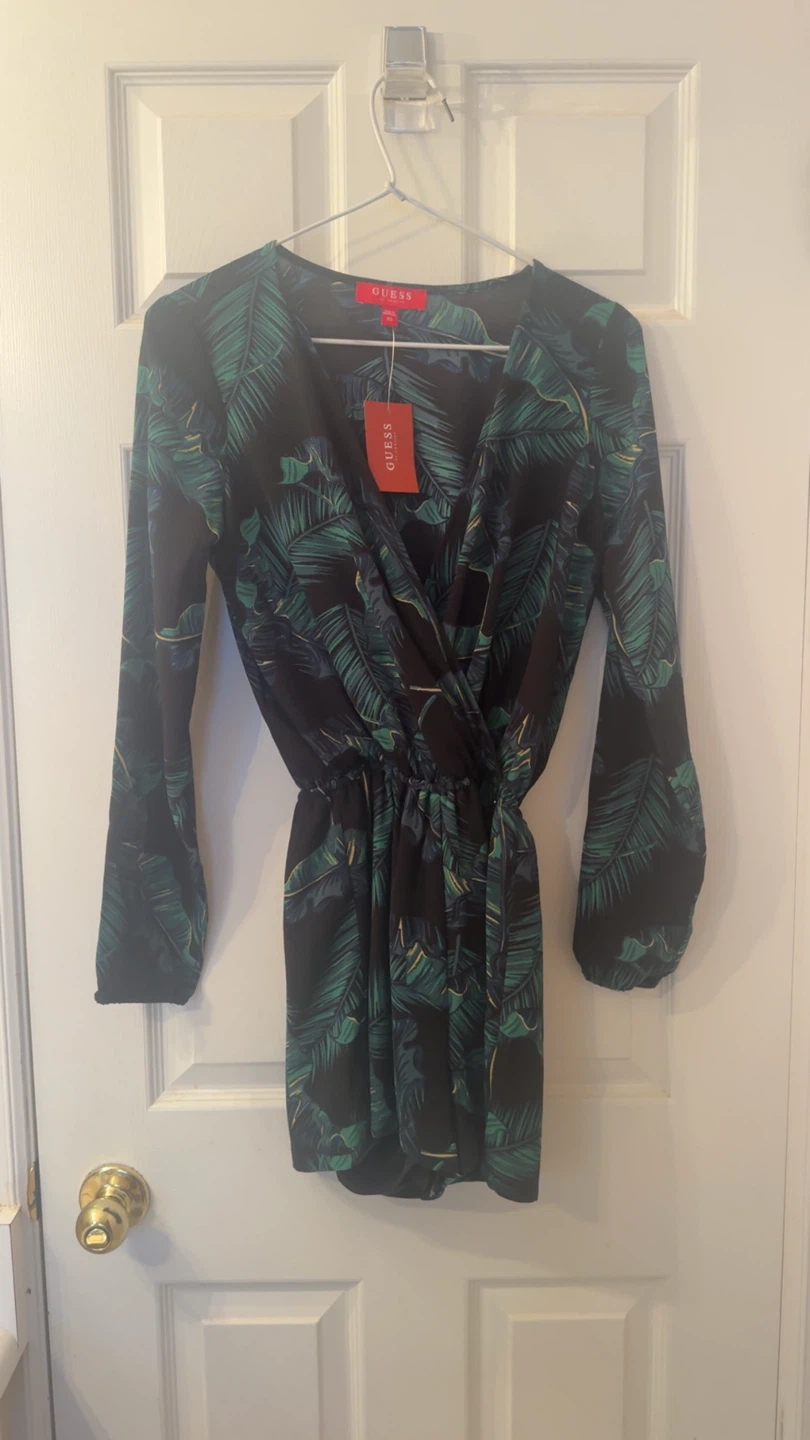 Guess Tropical Print Romper