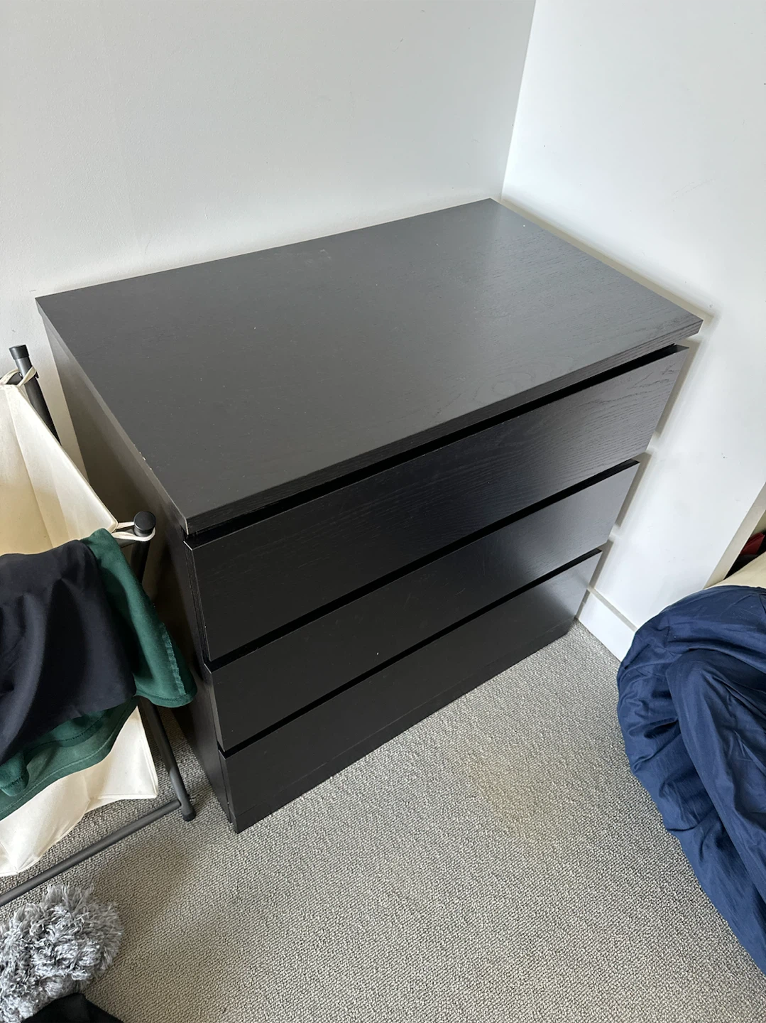 IKEA Black 4-Drawer Dresser - photo 2
