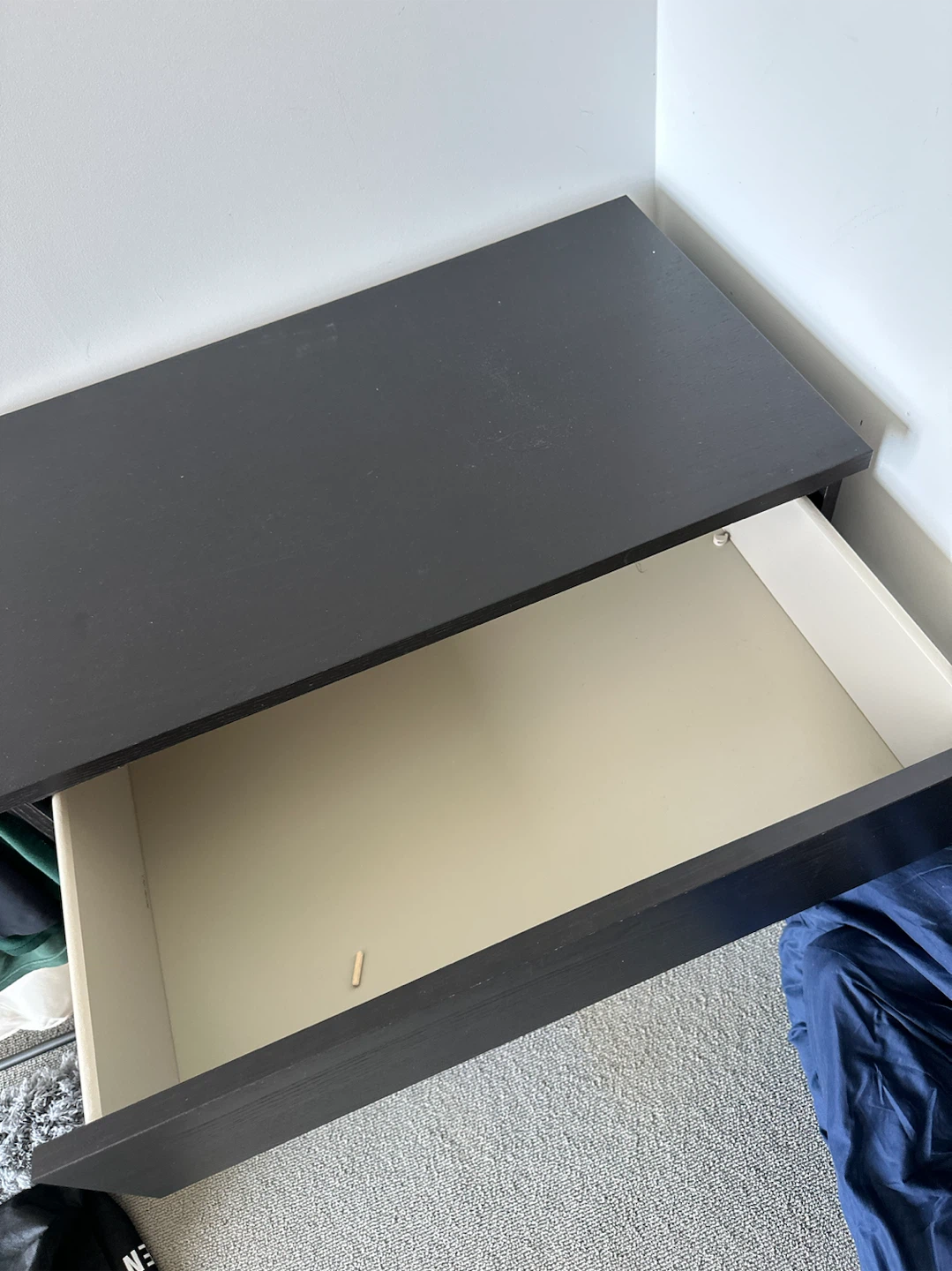 IKEA Black 4-Drawer Dresser - photo 3