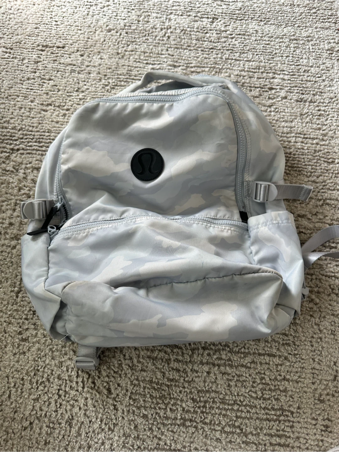 Lululemon Backpack Light Grey Camo