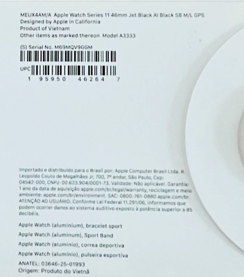 Apple Watch Series 11 BNIB sport GPS Med/Large - photo 5