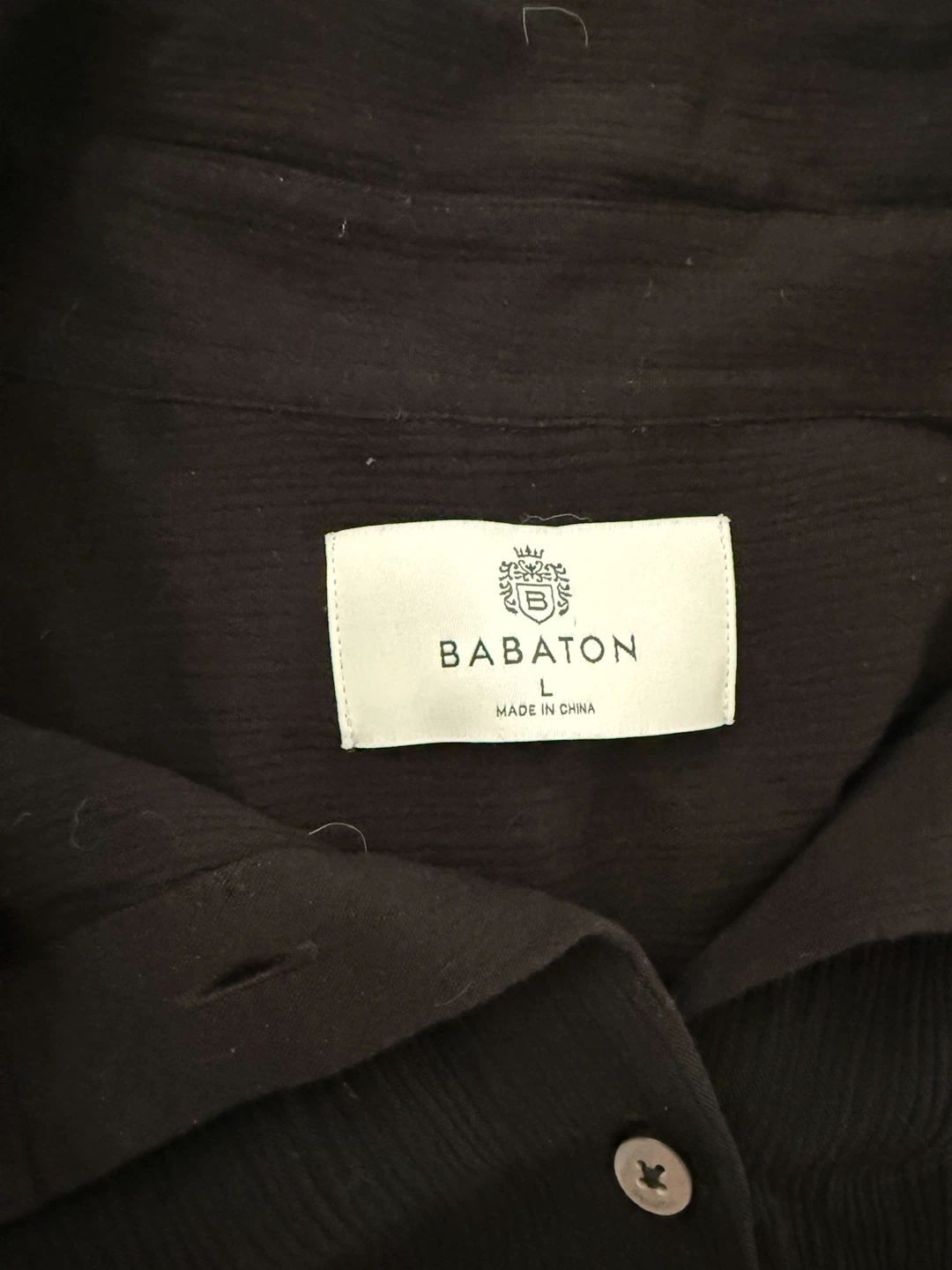 Babaton Black Button-Up Shirt - photo 2