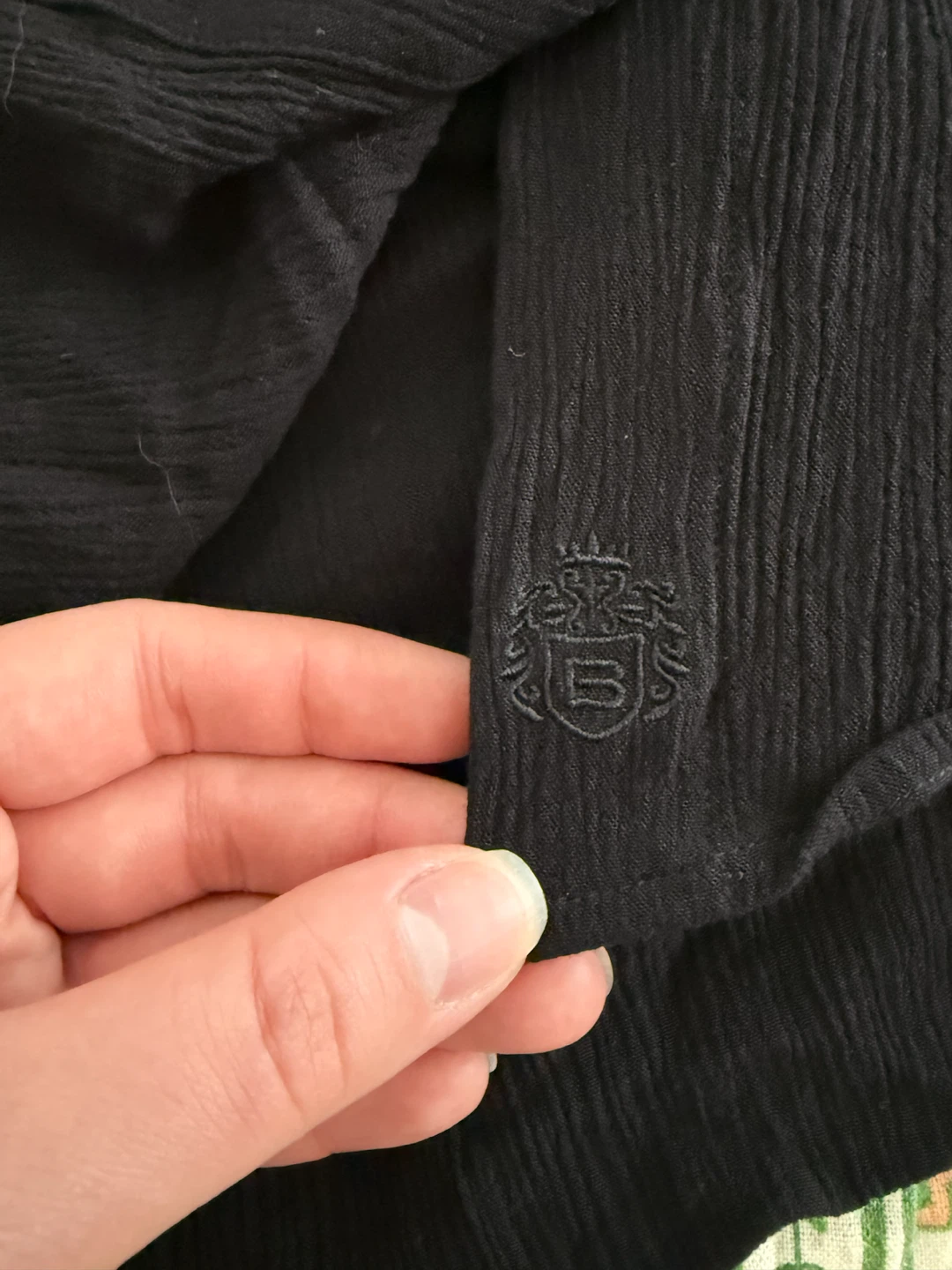Babaton Black Button-Up Shirt - photo 3