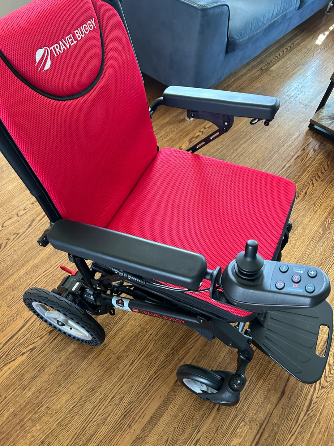 Travel Buggy Red Electric Wheelchair 1000/OBO - photo 2