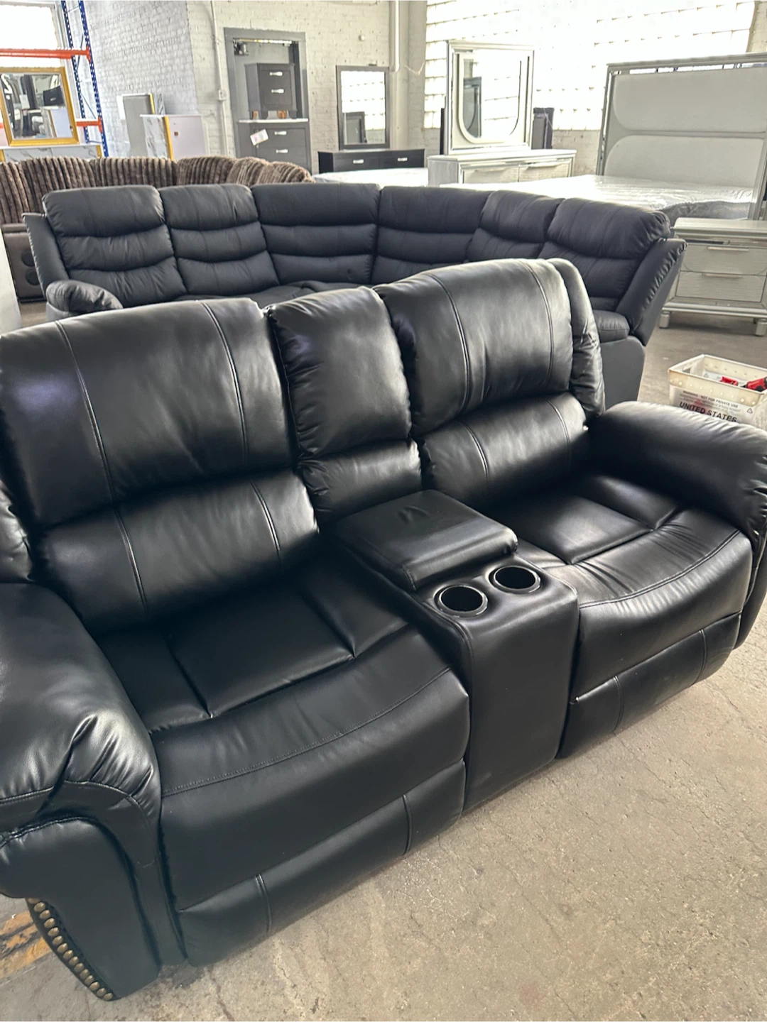 Sofa loveseat and recliner